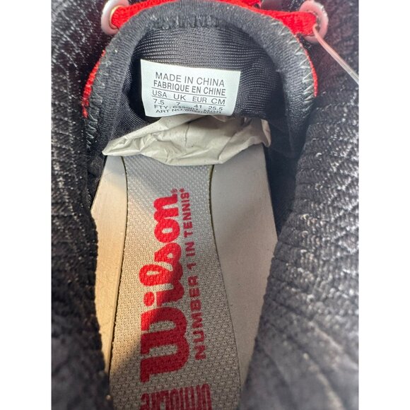 Wilson Rush Pro 2.0 Mens Tennis Shoes Size 7.5 Red White Black New - Picture 6 of 9